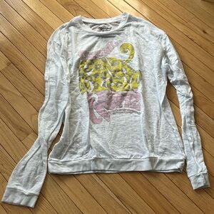 Recycled karma Pink Floyd Cheetah Club Sweatshirt large burnout like new thin